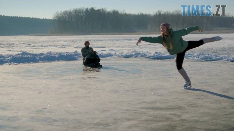 Магія зимового мистецтва: хедпан та танці на льоду в житомирському гідропарку