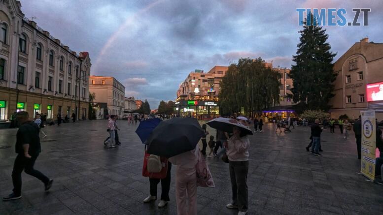Веселка після дощу на Михайлівській