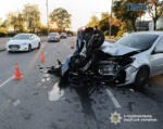 зіткнення автомобіля та мотоцикла на вулиці Чуднівській у Житомирі