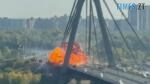 Удар рашистів по Північному мосту у Києві